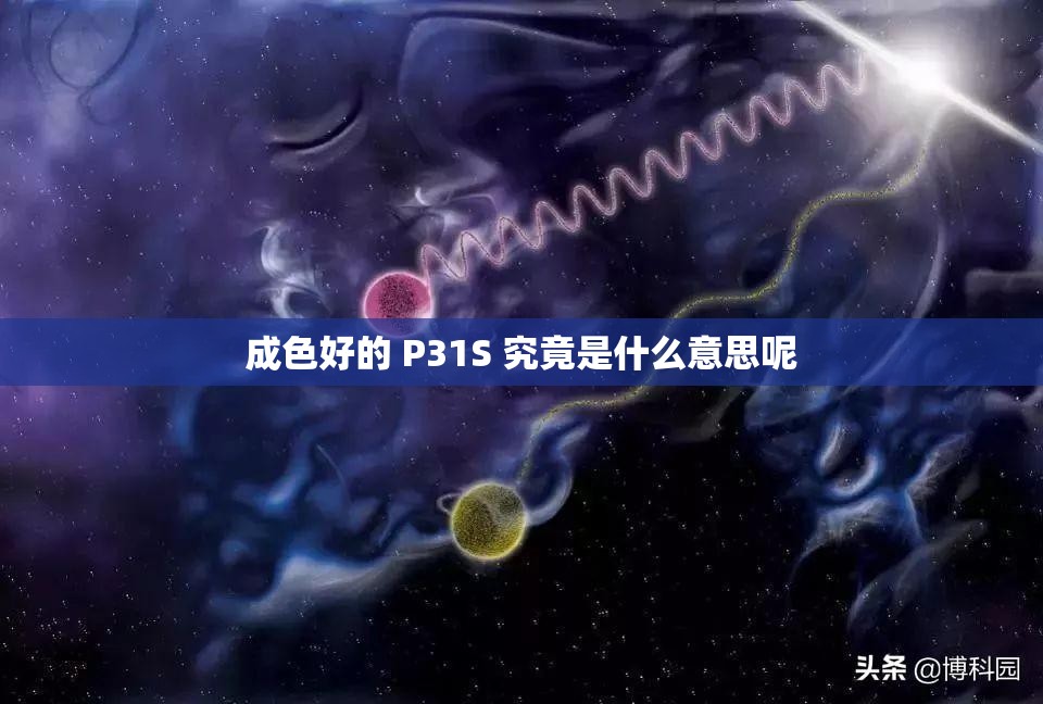 成色好的 P31S 究竟是什么意思呢