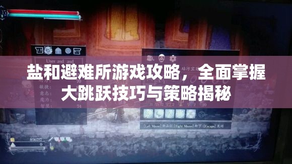 盐和避难所游戏攻略，全面掌握大跳跃技巧与策略揭秘