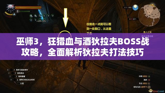 巫师3，狂猎血与酒狄拉夫BOSS战攻略，全面解析狄拉夫打法技巧