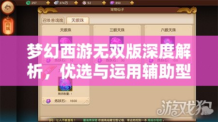 梦幻西游无双版深度解析，优选与运用辅助型召唤兽策略，高效优化游戏资源管理