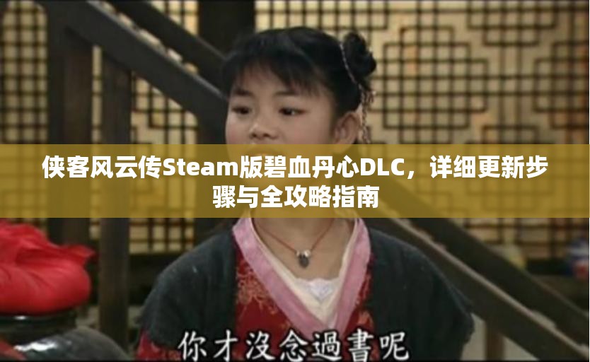 侠客风云传Steam版碧血丹心DLC，详细更新步骤与全攻略指南