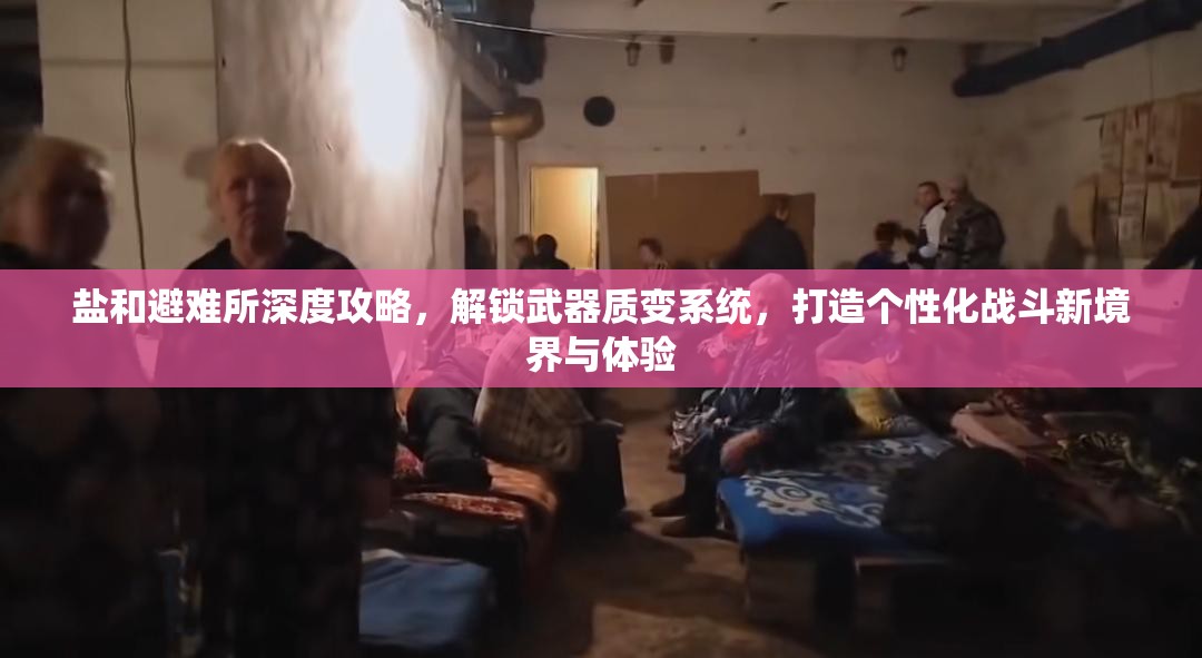 盐和避难所深度攻略，解锁武器质变系统，打造个性化战斗新境界与体验