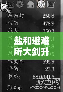 盐和避难所大剑升级路线与剑精通加点策略，全面解析提升战力技巧