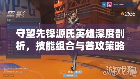 守望先锋源氏英雄深度剖析，技能组合与普攻策略详解