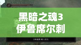 黑暗之魂3伊鲁席尔刺剑，寒霜中闪耀的致命舞者，精准刺杀的艺术